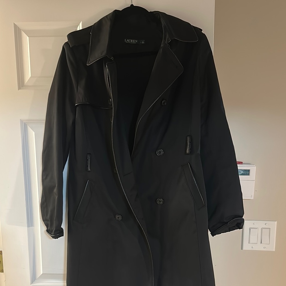 Ralph Lauren Black Trench Coat